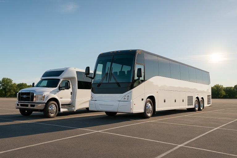 Charter Bus in Rancho Cucamonga