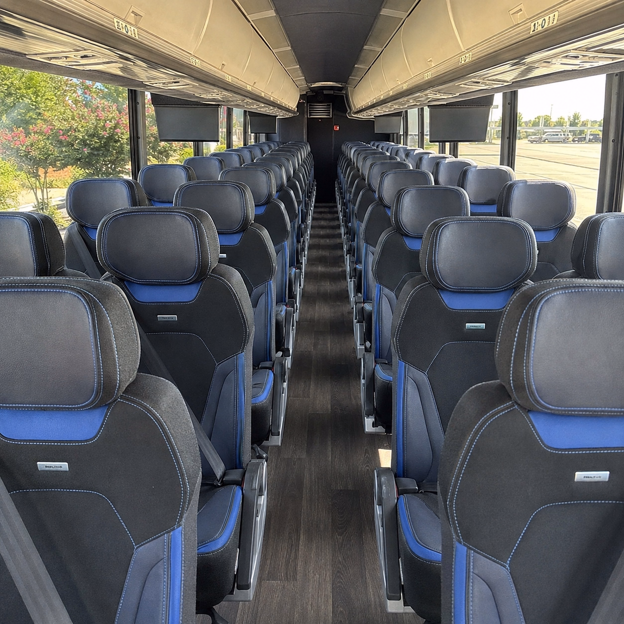 charter bus transfers between march air reserve base and ontario international airport