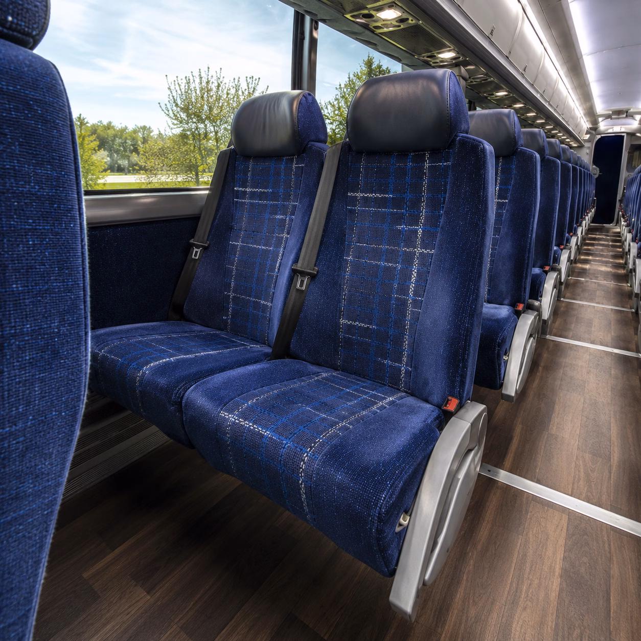 rancho cucamonga charter bus interior
